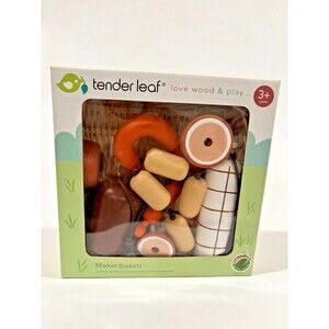 Tender Leaf Toys - Charcuterie Basket - Pretend Food Play Supermarket Shopping